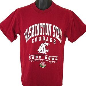 Washington State Cougars T Shirt Mens Size Medium Vintage Y2K 2003 Rose Bowl